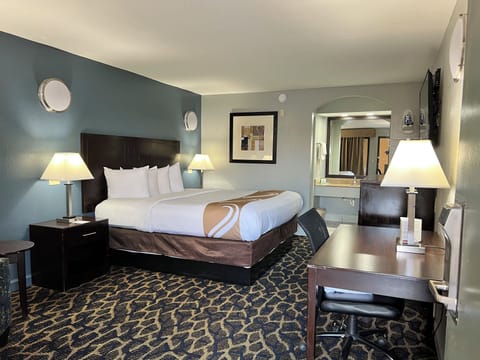 Standard Room, 1 King Bed, Non Smoking | 1 bedroom, premium bedding, desk, iron/ironing board