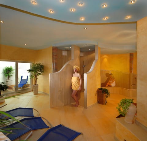 Sauna, deep-tissue massages, prenatal massages, sports massages