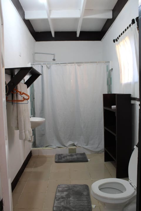 Comfort Quadruple Room | Bathroom | Shower, free toiletries, towels, soap