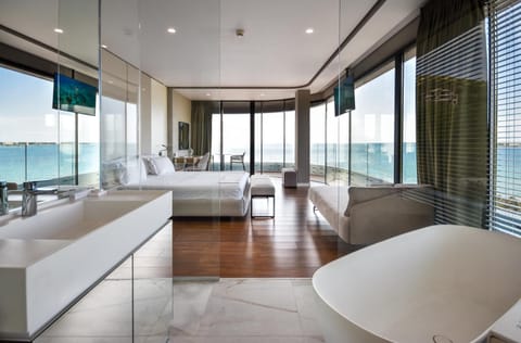 Panoramic Double Room | Bathroom | Shower, rainfall showerhead, free toiletries, hair dryer