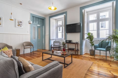 Superior Apartment, 3 Bedrooms | Living area | 42-inch Smart TV with digital channels, TV, DVD player
