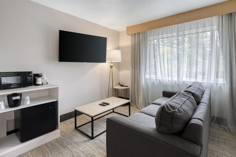 Suite, 1 King Bed, Balcony, Courtyard View | Iron/ironing board, bed sheets