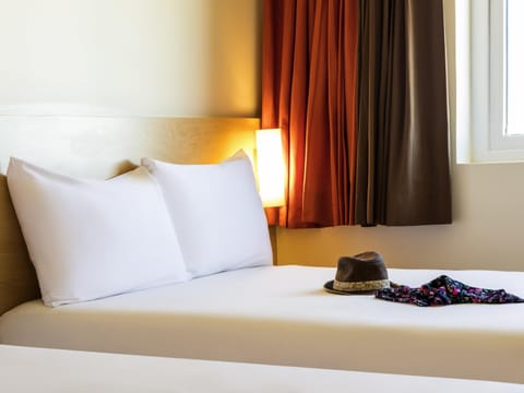 Standard Double Room, 2 Double Beds | Blackout drapes, soundproofing, free WiFi, bed sheets