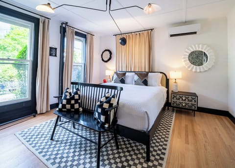 Room 1 - First Floor | Premium bedding, memory foam beds, individually decorated