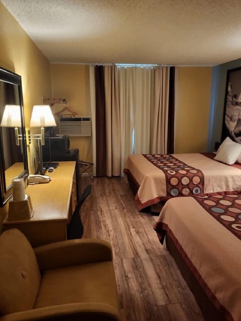 Room, 2 Queen Beds, Non Smoking | In-room safe, desk, cribs (free), rollaway beds (free)