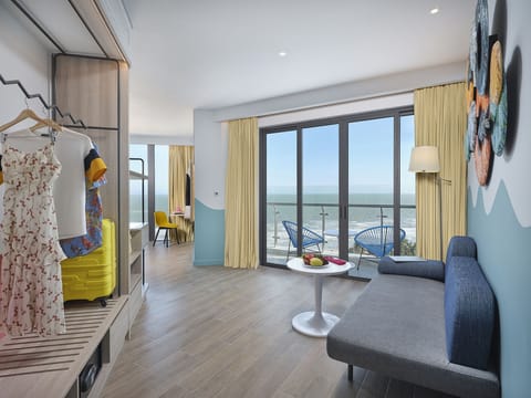 Family Room, Multiple Beds, Balcony (Premium) | Beach/ocean view