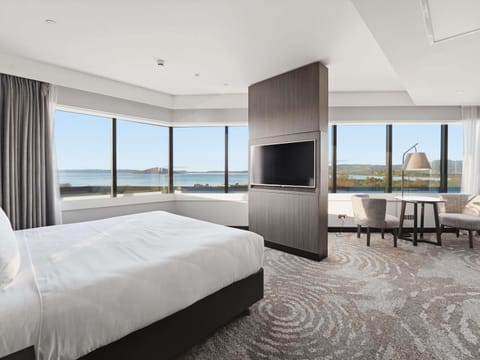 Premium bedding, down comforters, minibar, in-room safe
