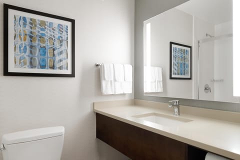 Free toiletries, hair dryer, towels