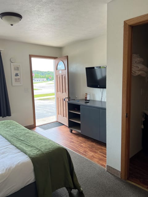 Basic Single Room | Living area | Flat-screen TV