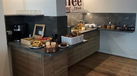 Daily buffet breakfast (EUR 13 per person)