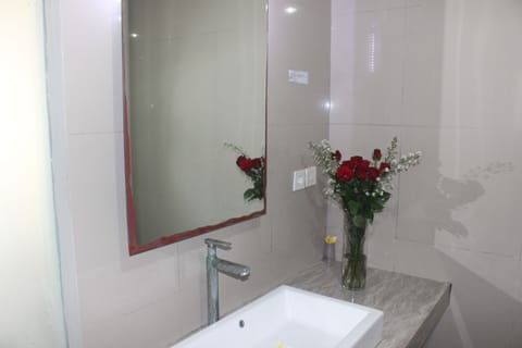 Deluxe Double Room | Bathroom | Shower, bidet, towels, soap