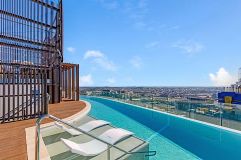 Indoor pool, outdoor pool