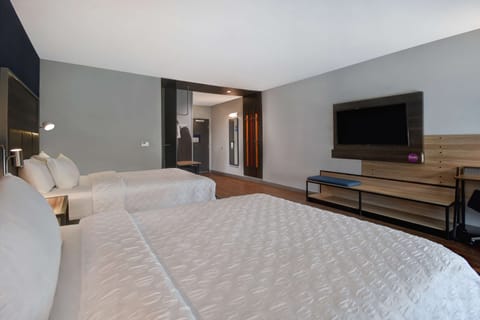 Room, 2 Queen Beds, Accessible, Bathtub | Premium bedding, down comforters, desk, laptop workspace