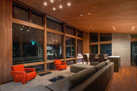 Luxury Chalet, 3 Bedrooms, Hot Tub, Mountain View | Living area | Flat-screen TV, Netflix, streaming services