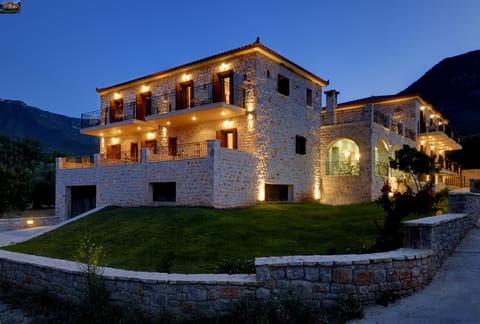 Front of property - evening/night