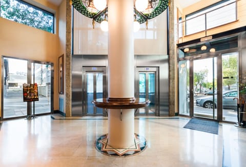 Interior entrance