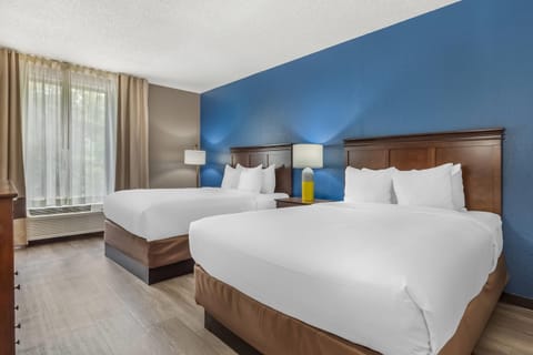 Blackout drapes, iron/ironing board, free WiFi, bed sheets