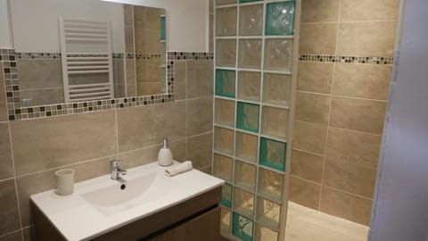 Comfort Double Room, Hot Tub | Bathroom | Shower, hair dryer, towels, soap