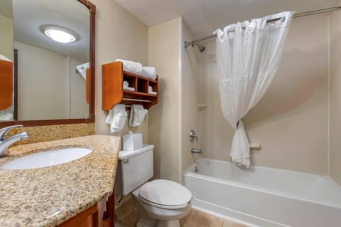 Room, 2 Queen Beds, Non Smoking | Hypo-allergenic bedding, desk, iron/ironing board