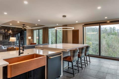 3 BEDROOM 2 KING 2 QUEEN PRESIDENTIAL SUITE | Private kitchen | Fridge, microwave, oven, stovetop