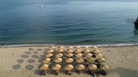 On the beach, 2 beach bars