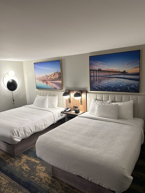 Standard Room, 2 Queen Beds, Non Smoking | Premium bedding, desk, laptop workspace, soundproofing