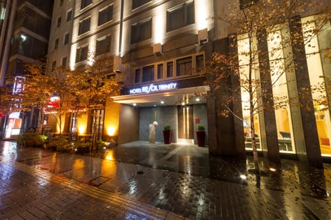 Front of property - evening/night