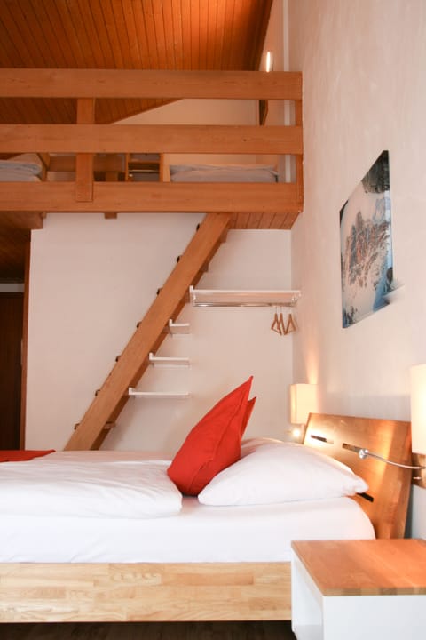 Basic Quadruple Room, 2 Bedrooms, Mountain View | Hypo-allergenic bedding, minibar, individually furnished, desk