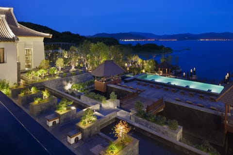 Indoor pool, outdoor pool
