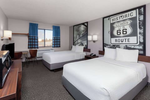 Double Room, 2 Double Beds | Free WiFi, bed sheets