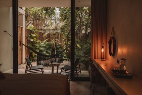 Luxury Suite with King Bed Terrace and Garden | 1 bedroom, minibar, in-room safe, desk