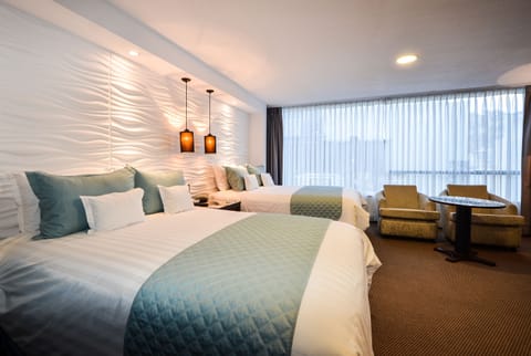 Standard Twin Room, 2 Double Beds | Down comforters, minibar, in-room safe, desk