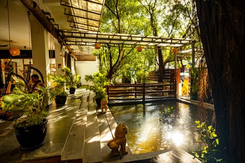 Interior entrance