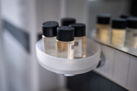 Shower, free toiletries, hair dryer, bathrobes