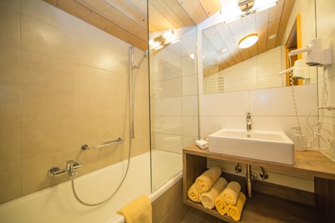 Free toiletries, hair dryer, towels