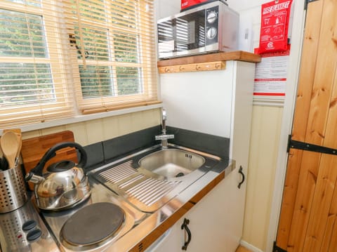 Cottage | Private kitchen | Fridge, microwave, stovetop, electric kettle