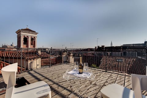 City Apartment, Terrace, City View | City view