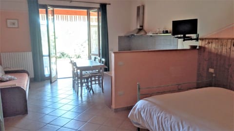 26-inch TV with satellite channels