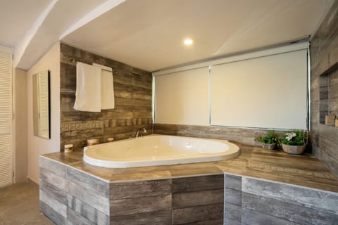 Family Studio Suite | Bathroom | Bathrobes, towels