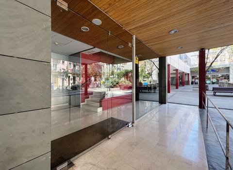 Interior entrance