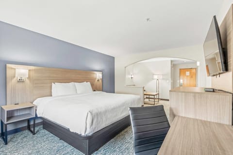 In-room safe, laptop workspace, blackout drapes, iron/ironing board