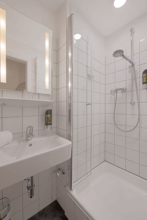 Business Double Room | Bathroom | Shower, free toiletries, hair dryer, towels