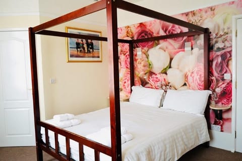 Hypo-allergenic bedding, desk, laptop workspace, soundproofing