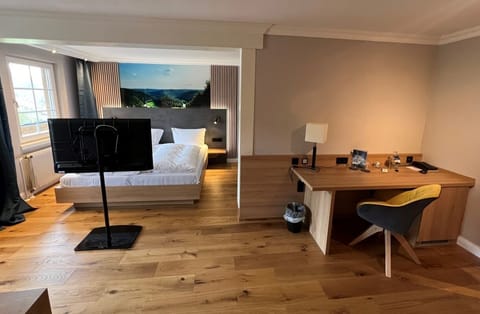 Comfort Double Room (Schliffkopf) | Living area | Flat-screen TV