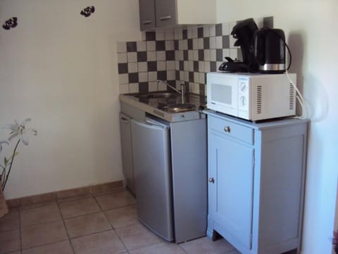 Studio | Private kitchenette | Fridge, microwave, stovetop, coffee/tea maker