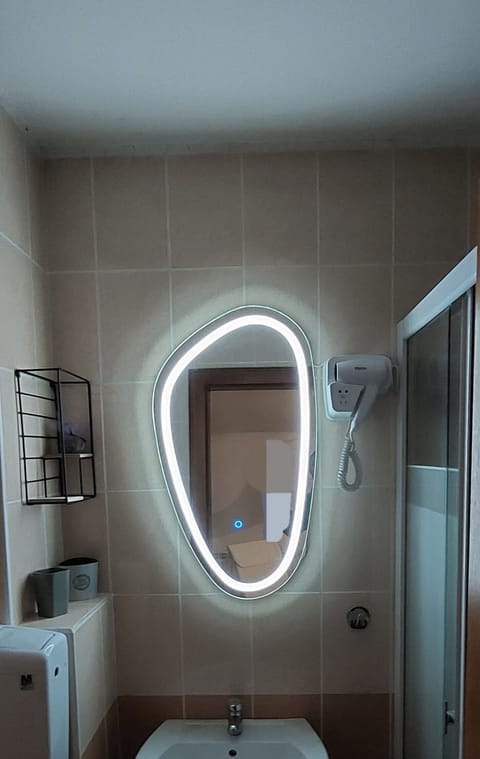 Double Room | Bathroom | Shower, hair dryer, bathrobes, slippers