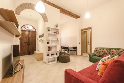 Apartment, 2 Bedrooms | Living area | 50-inch flat-screen TV with digital channels, TV