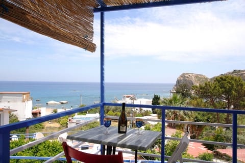 Panoramic Studio, 1 Queen Bed, Sea View | Terrace/patio