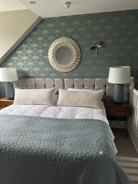 Egyptian cotton sheets, down comforters, individually decorated