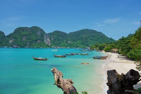 Private beach, beach bar